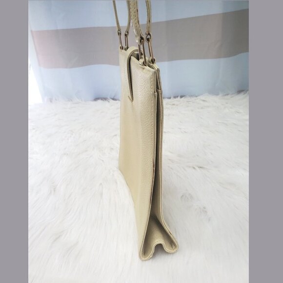 Mark Cross Italian Leather Shoulder Purse Crossbody Bag -Vintage Luxury Designer - Picture 8 of 11